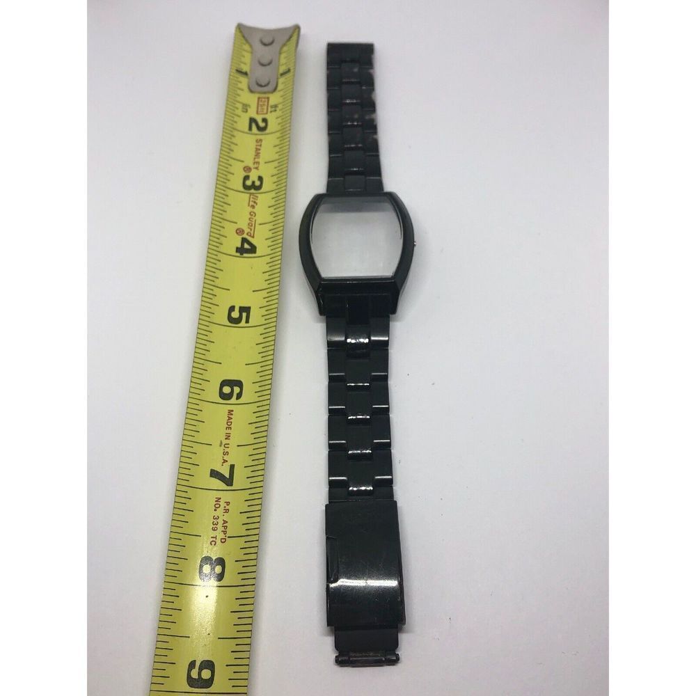 Authentic Fossil Watch Used Parts Band Case Stainless Steel Links 18m Bb399